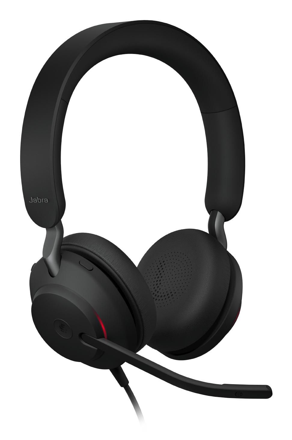 Jabra Evolve2 40 SE Headset Wired Head-band Calls/Music USB Type-C / USB Type-A Black