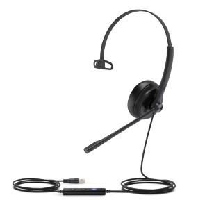 Yealink UH34 SE Mono Headset Wired Head-band Office/Call center Black