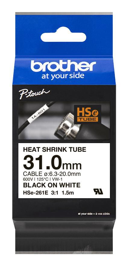 Brother HSE-261E heat-shrink tubing