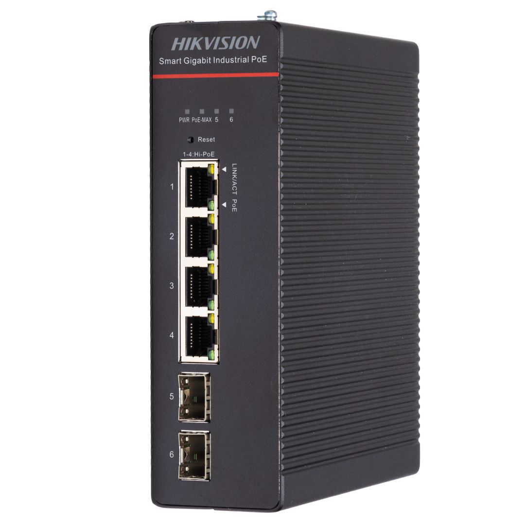 HIKVISION DS-3T1506HP-SI-4P2F/No Power unit managed Industrie Switch PoE