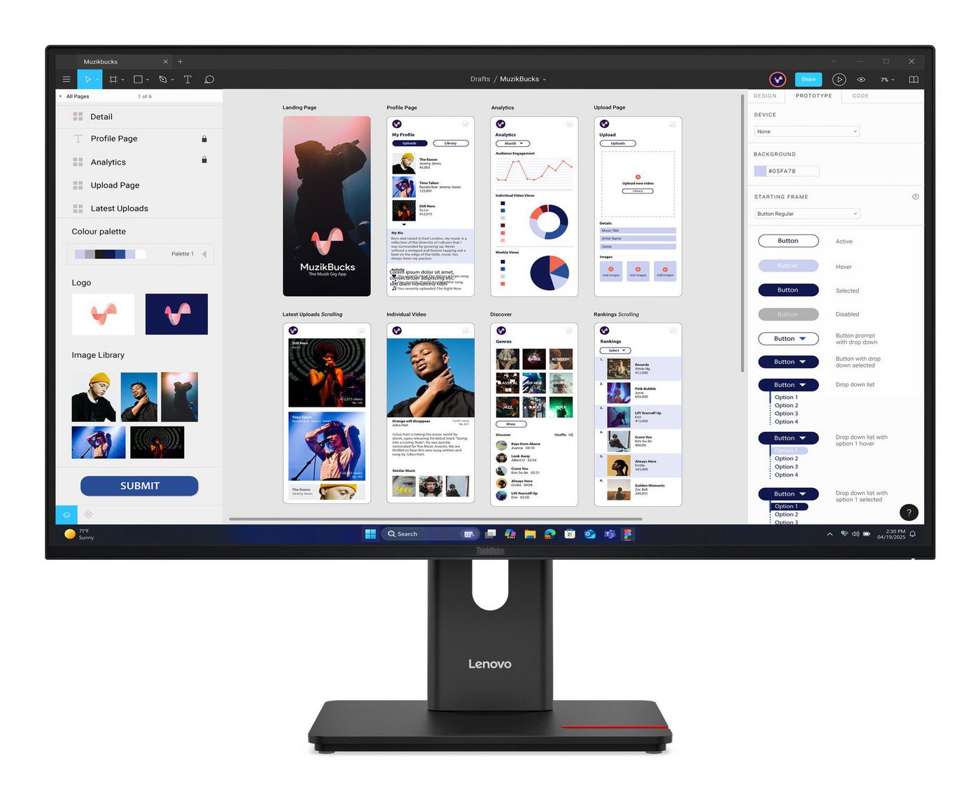 Thinkvision T32Ud-40 Led