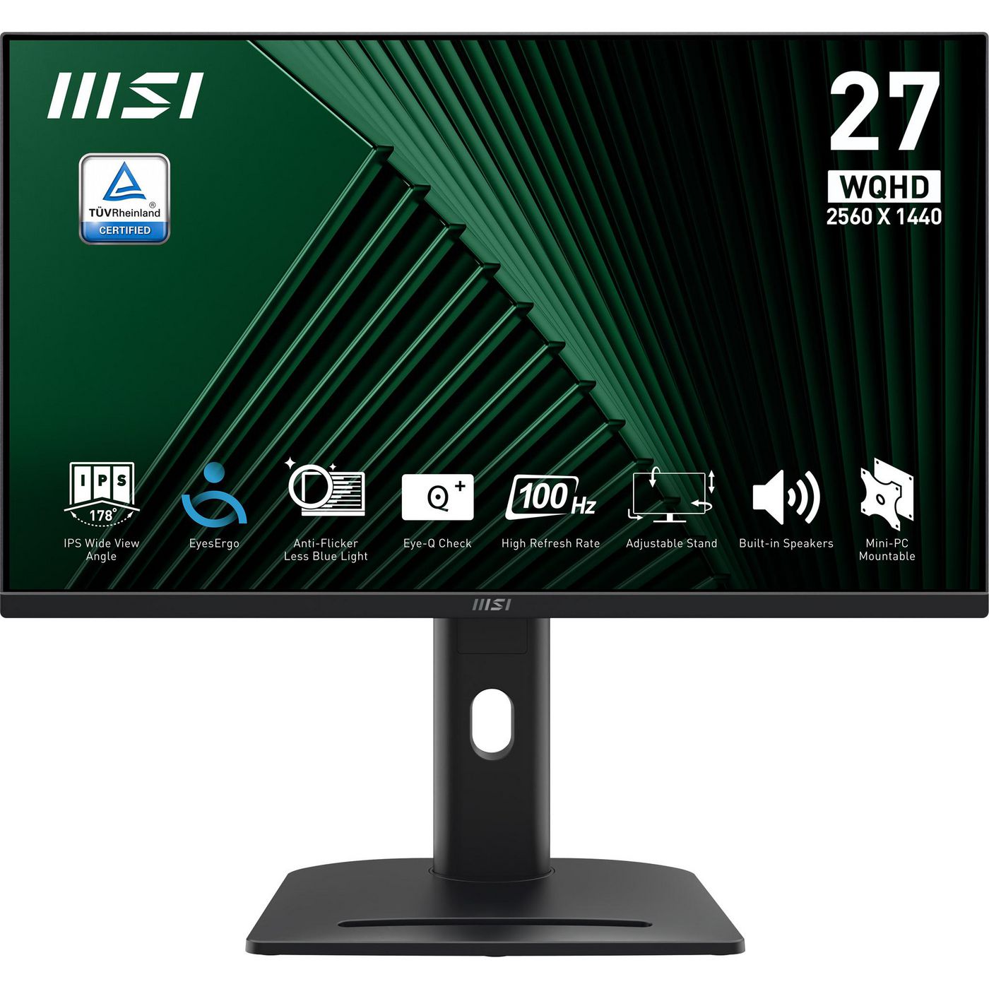 27 Inch Monitor, Qhd (2560 X