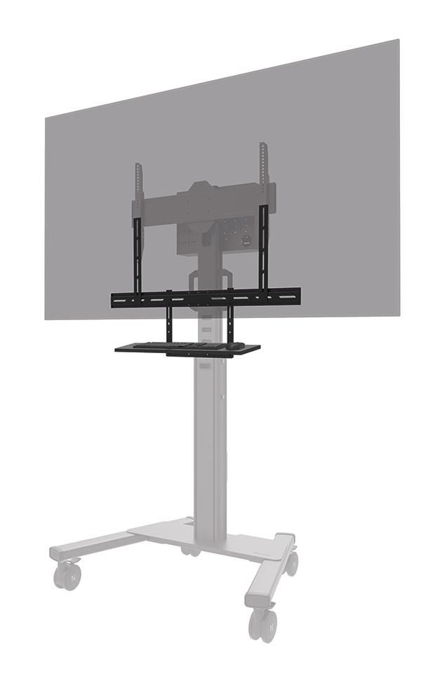 Neomounts AV40-500BL Keyboard shelf kit 43-110" - VESA - max 2,5 kg - universal