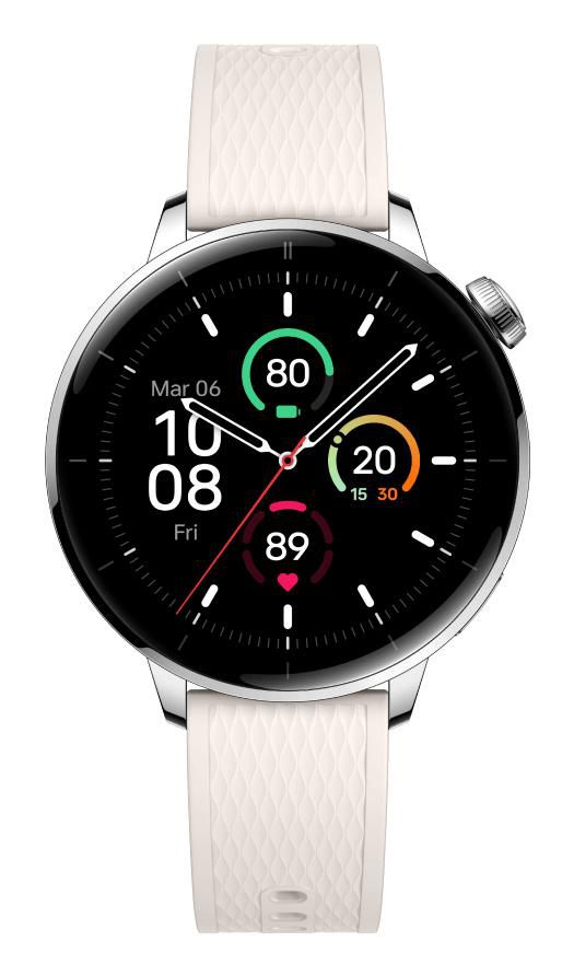 OnePlus Watch 3 43mm 43 mm Sølv SmartWatch