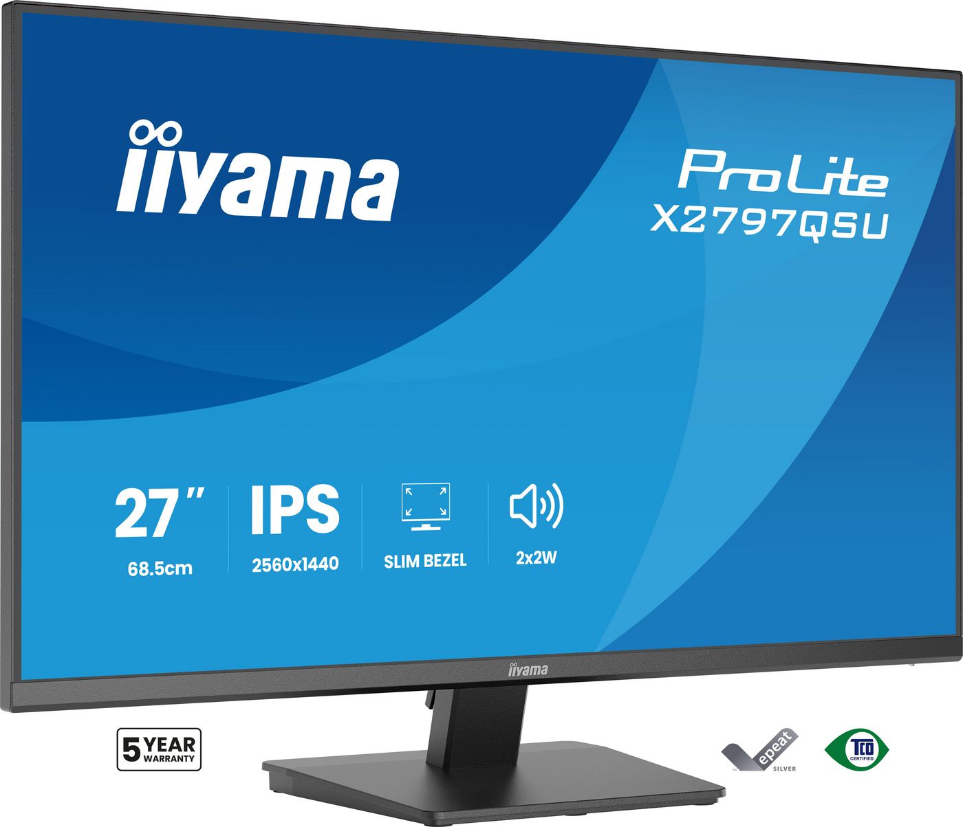IIYAMA 68.6cm (27) X2797QSU-B1 16 9 HDMI+DP+2xUSB-C IPS