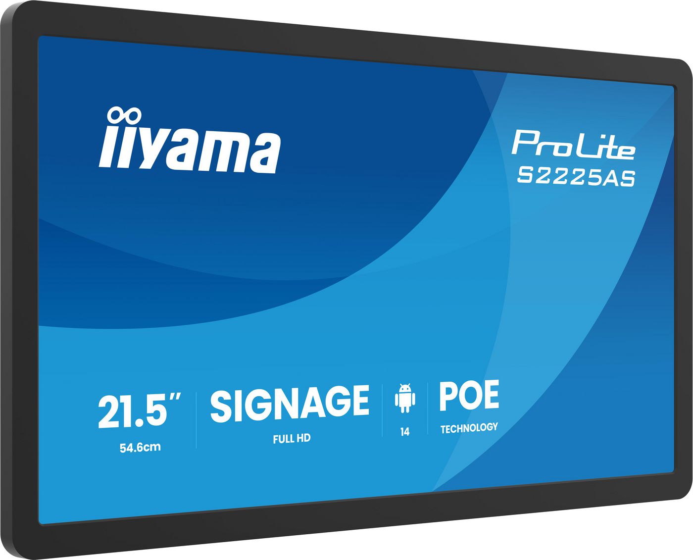 IIYAMA 54,6m (21,5) S2225AS-B1P 16 9 M-Touch USB-C IPS