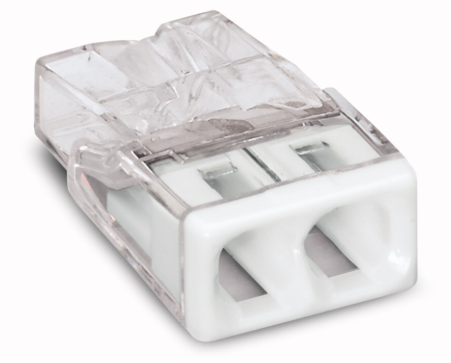 Wago 2273-202 kabelsplitter eller -samler Transparent, Hvid