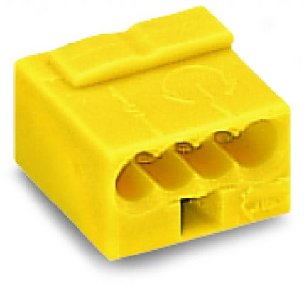 Wago Serie 243 4LeiterMicroKlemme 100 Stück gelb