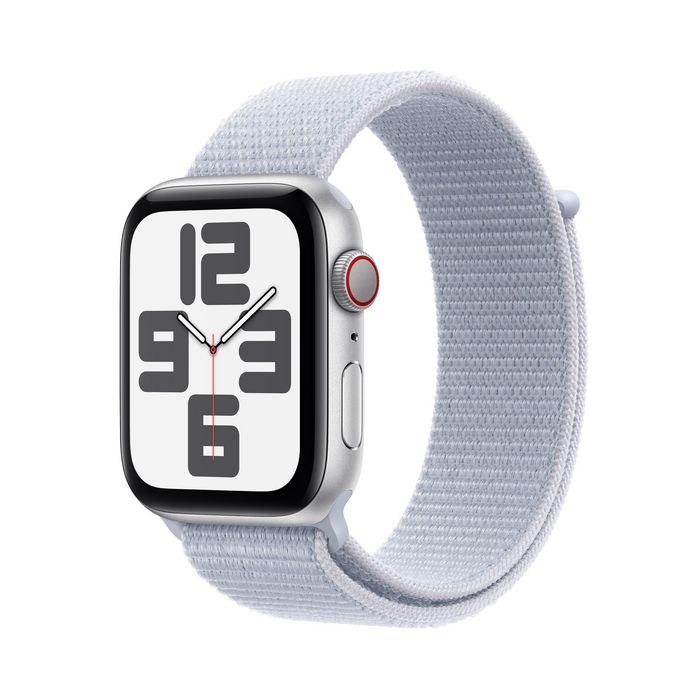 Apple Watch SE, 44mm, GPS + Cellular, Retina LTPO OLED display, S8, 32GB, Digital Crown, LTE, UMTS, Wi-Fi, Bluetooth 5.0, watchOS 11