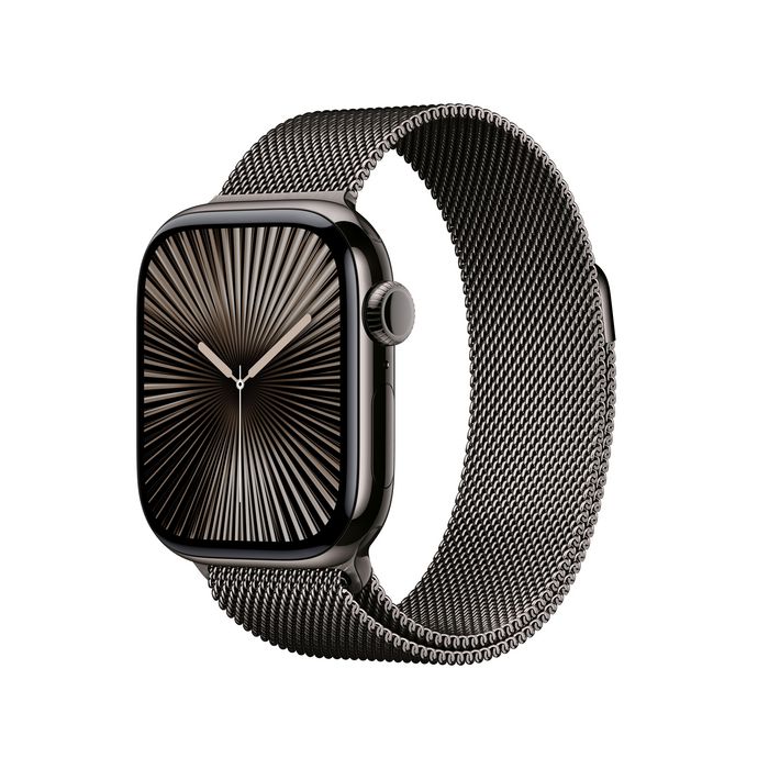 Apple Watch Series 10, 42mm, Titanium, Always-On Retina, S10 SiP, Digital Crown, watchOS