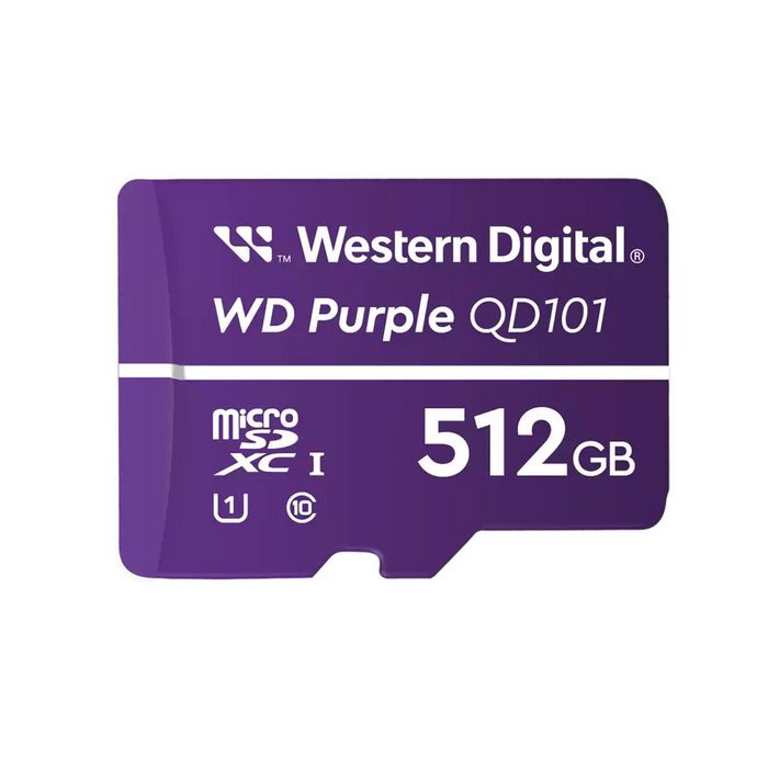 Western Digital WD Purple SC Ultra Endurance microSD Card - 512GB, microSDXC
