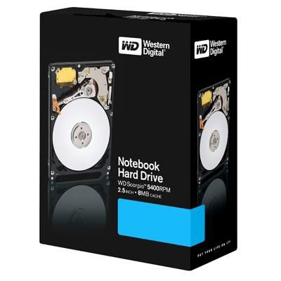 Western Digital Scorpio SATA Hard Drive 120GB, 8MB buffer, 5400RPM