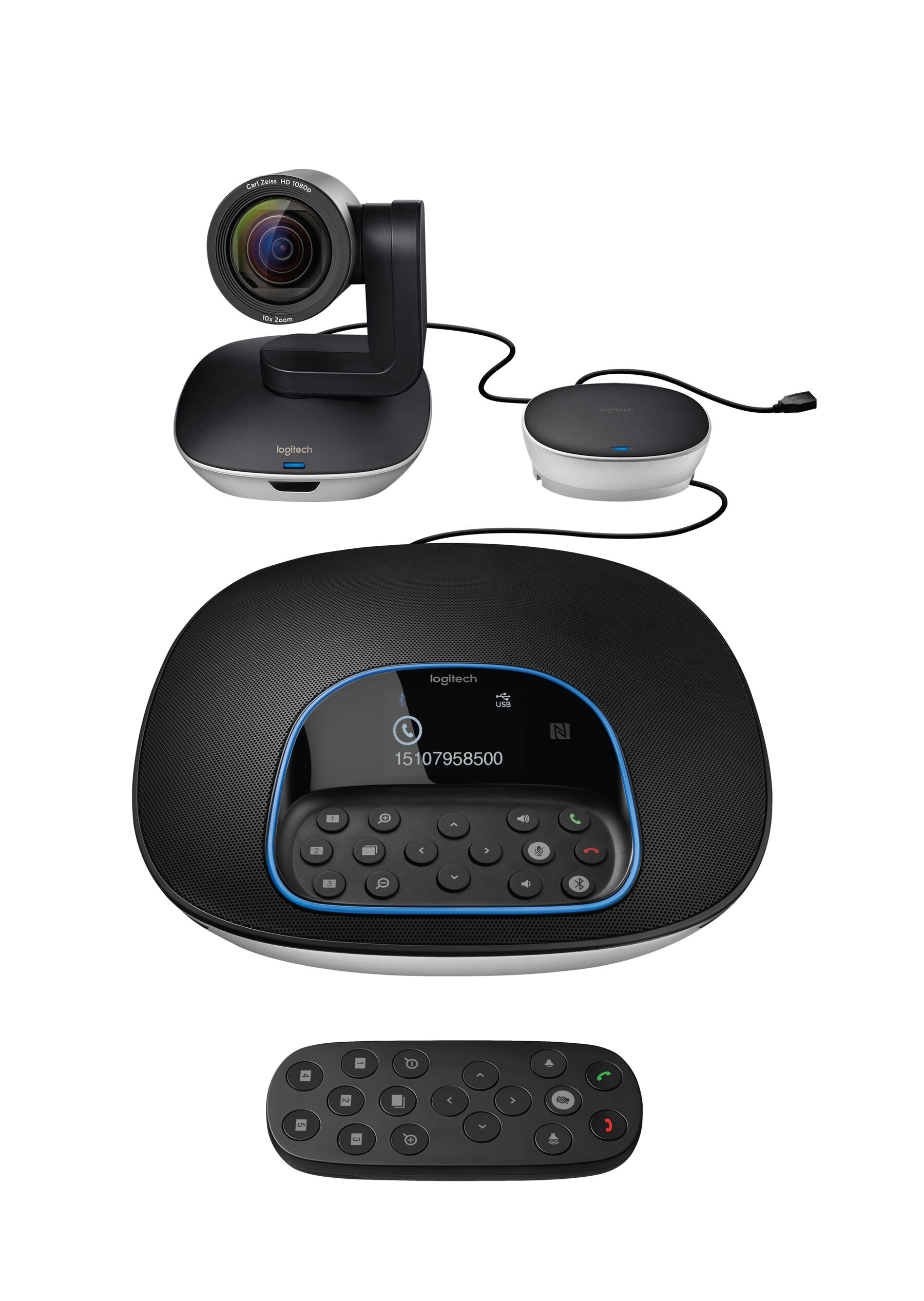 Webcam Logitech GROUP - Kit for video conferencing (960-001057)