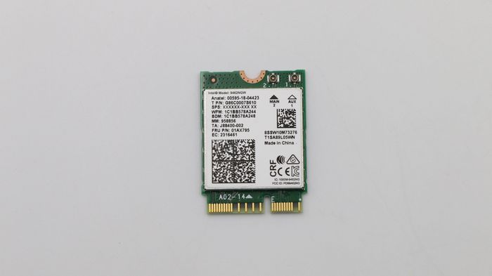 Lenovo Wireless CMB IN 9462 NV M2