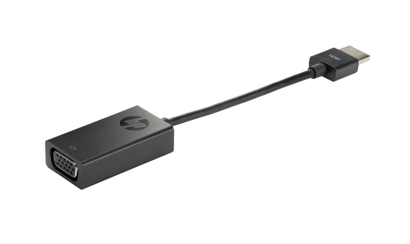 HP HDMI to VGA Cable Adapter VGA (D-Sub) HDMI Type A (Standard) Black