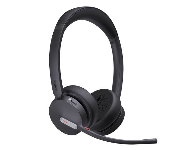 Yealink Bluetooth Headset - BH76 Plus with Charging Stand UC Black USB-C/A