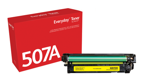 YELLOW TONER CARTRIDGE LIKE HP 507A FOR LASERJET ENTERPRISE
