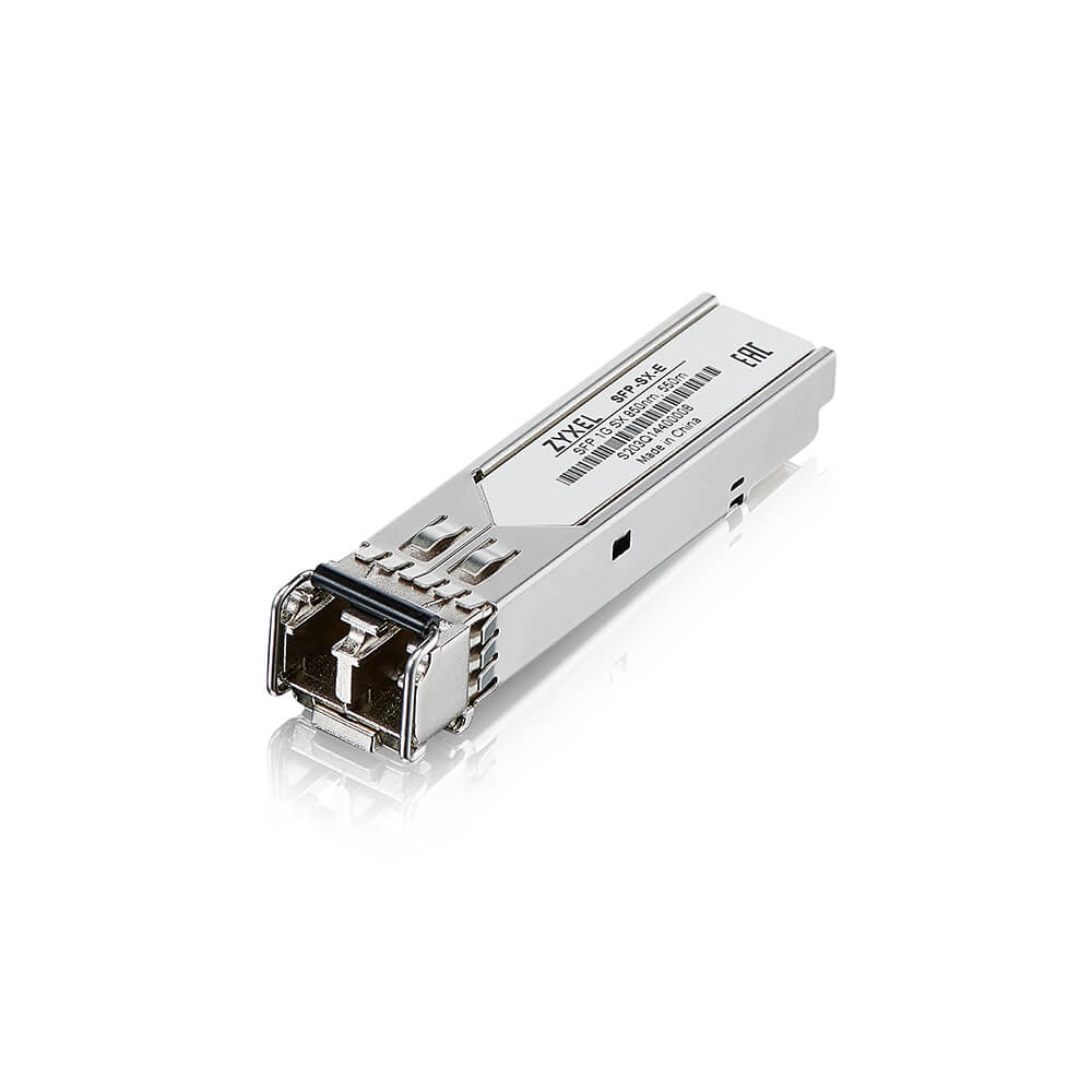 Zyxel Switch Mini GBIC SFP Transceiver SX 1000Mbit (multi Mode) 500m, Bulk 10er Pack
