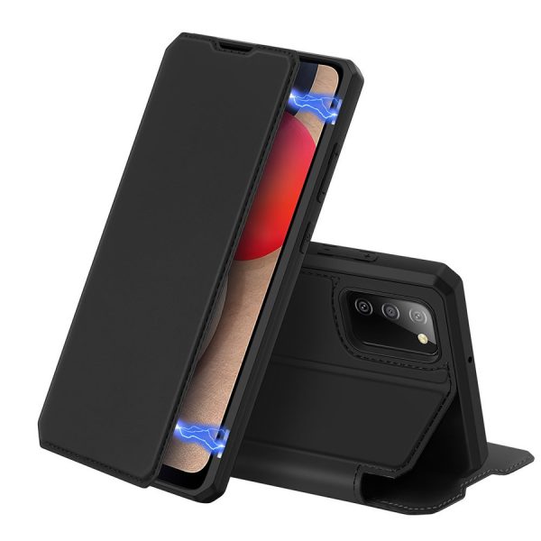 DUX DUCIS SKIN X BOOKCASE TYPE CASE FOR SAMSUNG GALAXY A02S EU BLACK