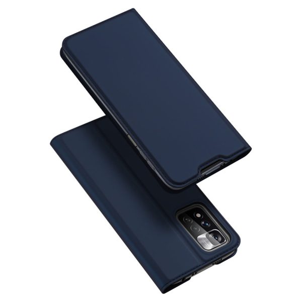 DUX DUCIS SKIN PRO HOLSTER COVER FLIP POCO M4 PRO 5G BLUE
