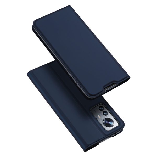DUX DUCIS SKIN PRO HOLSTER COVER FLIP COVER FOR XIAOMI 12 PRO BLUE
