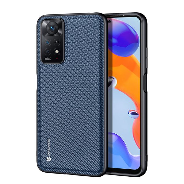 DUX DUCIS FINO CASE COVER NYLON COVER XIAOMI REDMI NOTE 11 PRO + 5G / 11 PRO 5G / 11 PRO BLUE
