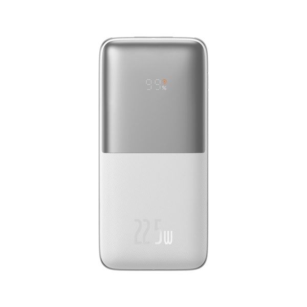 BASEUS BIPOW PRO POWERBANK 10000MAH 22.5W + USB 3A CABLE 0.3M WHITE (PPBD040002)