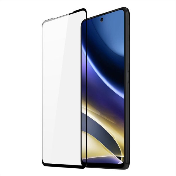 DUX DUCIS 9D TEMPERED GLASS 9H FULL SCREEN TEMPERED GLASS WITH FRAME MOTOROLA MOTO G51 5G BLACK (CASE FRIENDLY)