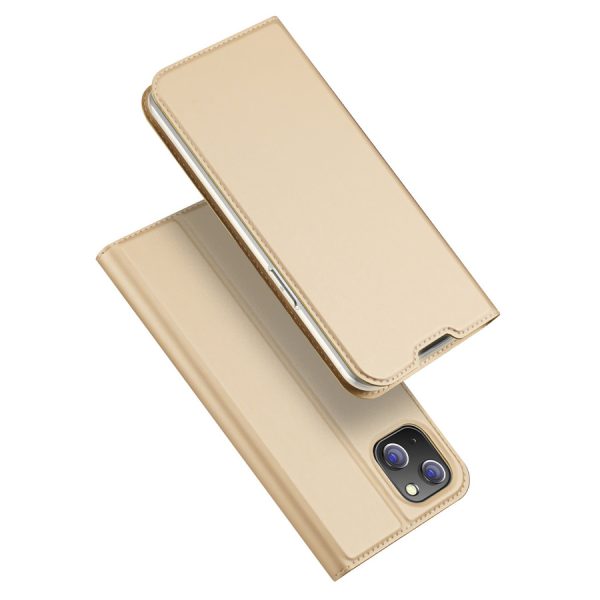 DUX DUCIS SKIN PRO HOLSTER COVER FLIP IPHONE 14 MAX GOLD
