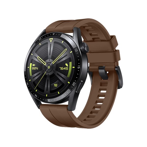 HUAWEI SILICONE BRACELET FOR SMARTWATCH HUAWEI WATCH GT 3 42MM BROWN
