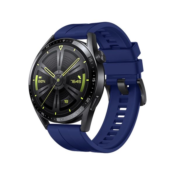 HUAWEI SILICONE BRACELET FOR SMARTWATCH HUAWEI WATCH GT 3 42MM NAVY BLUE