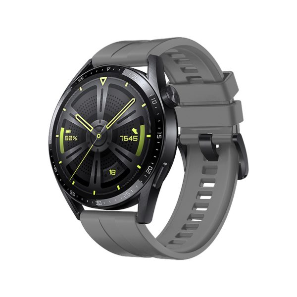 HUAWEI SILICONE BRACELET FOR SMARTWATCH HUAWEI WATCH GT 3 42MM DARK GRAY