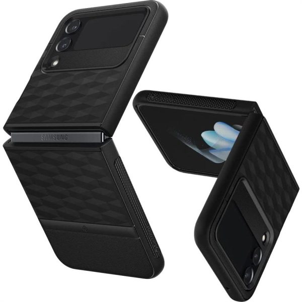 CASEOLOGY PARALLAX GALAXY WITH FLIP 4 MATTE BLACK