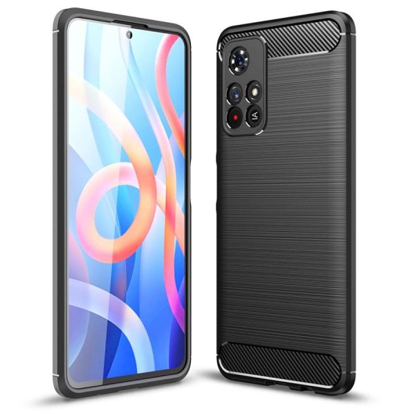 TECH-PROTECT TPUCARBON XIAOMI REDMI NOTE 11S 5G / POCO M4 PRO 5G BLACK
