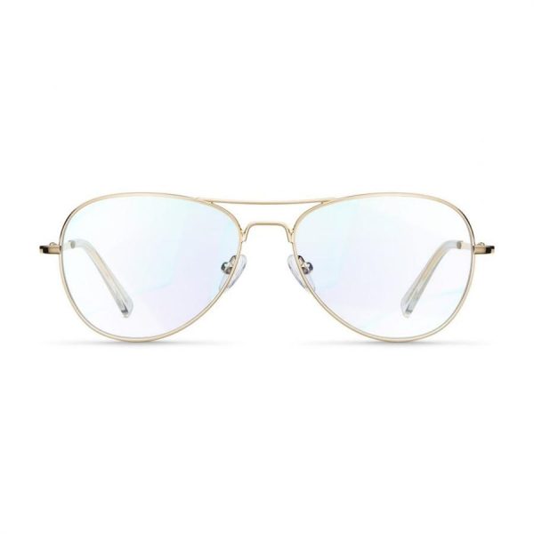 BLUE LIGHT FILTER GLASSES FOR THE COMPUTER MELLER ASHIA GOLD