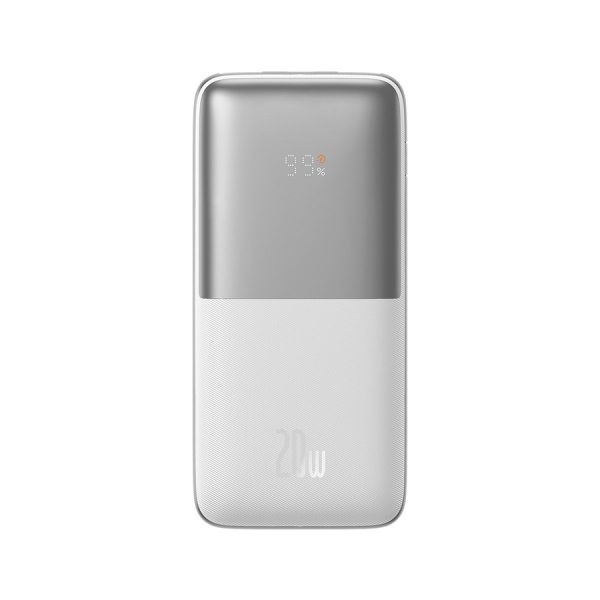 Baseus Bipow Pro powerbank 10000mAh 20W + USB cable 3A 0.3m white (PPBD040102)