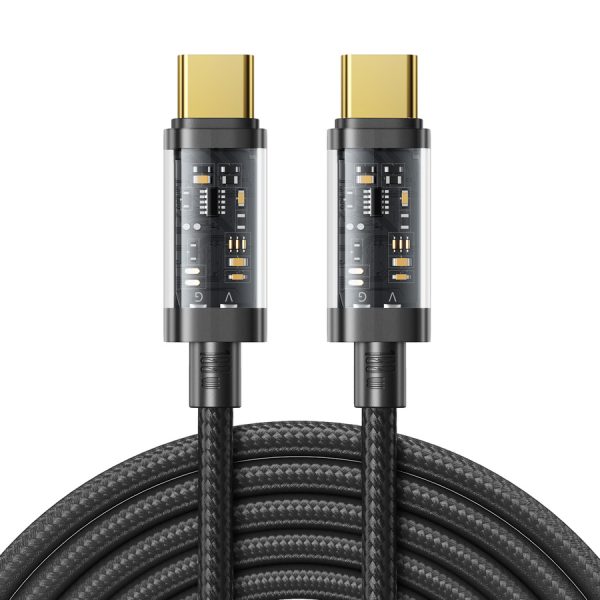 JOYROOM CABLE USB TYPE-C - USB TYPE-C 100W CABLE 2M BLACK (S-CC100A20)