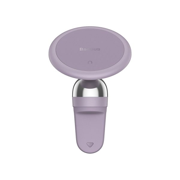 BASEUS C01 MAGNETIC CAR HOLDER FOR SMARTPHONE ON THE VENTILATION GRILLE PURPLE (SUCC000105)