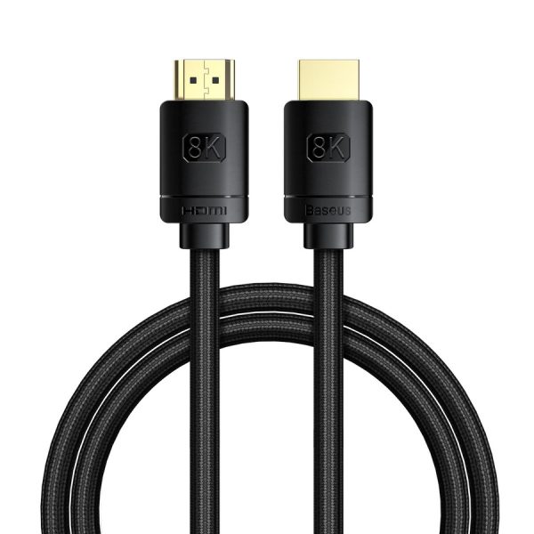 BASEUS HIGH DEFINITION SERIES HDMI 8K TO HDMI 8K ADAPTER CABLE 1.5M BLACK