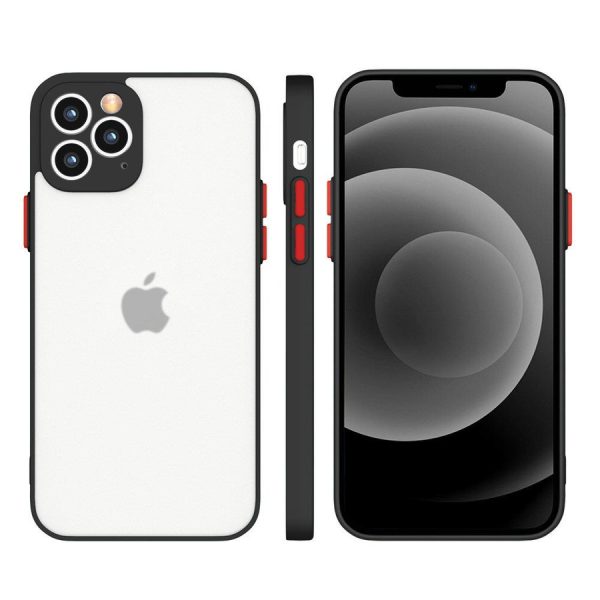 MILKY CASE SILICONE FLEXIBLE TRANSLUCENT CASE FOR SAMSUNG GALAXY A72 4G BLACK