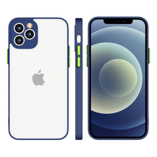 MILKY CASE SILICONE FLEXIBLE TRANSLUCENT CASE FOR XIAOMI REDMI NOTE 10 PRO / 10 PRO MAX NAVY BLUE