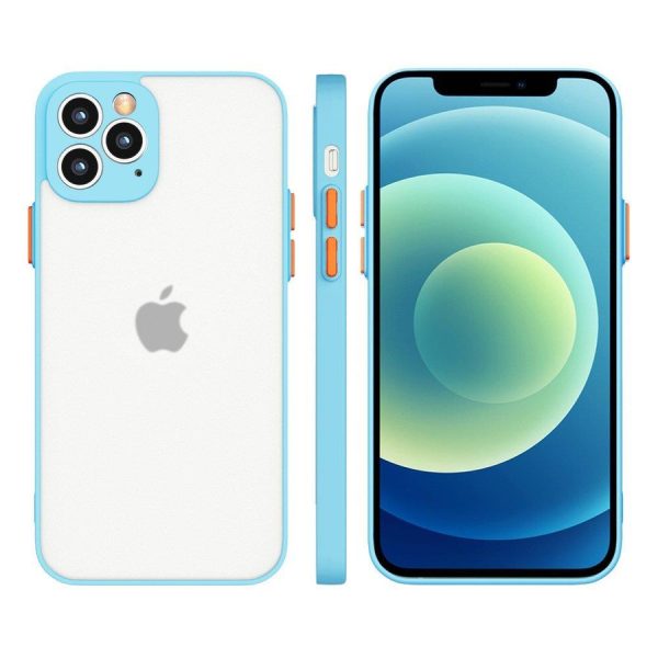 MILKY CASE SILICONE FLEXIBLE TRANSLUCENT CASE FOR SAMSUNG GALAXY A72 4G BLUE