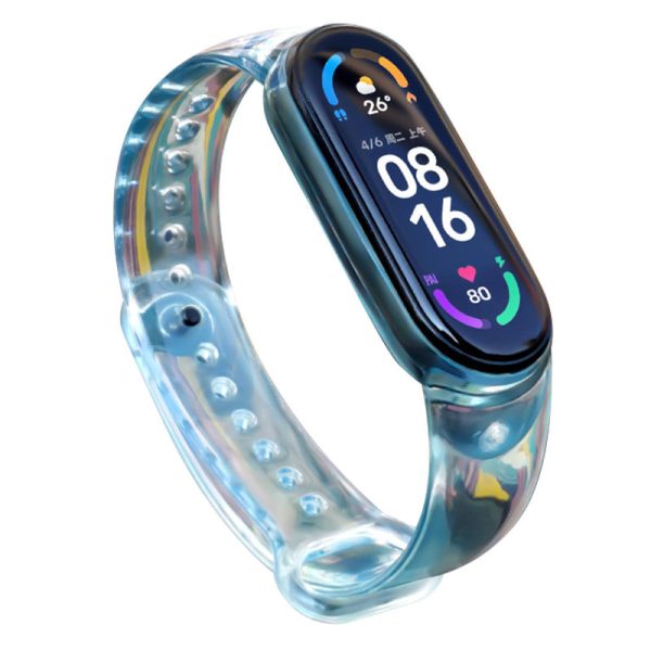 REPLACMENT SILICONE BAND STRAP FOR XIAOMI MI BAND 6 / 5 BLUE
