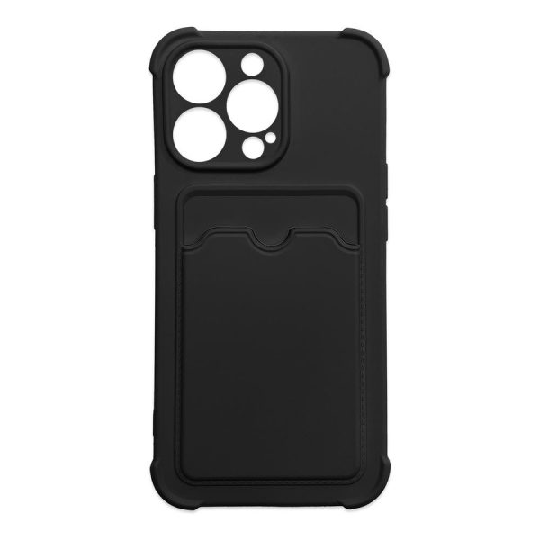 CARD ARMOR CASE COVER FOR XIAOMI REDMI 10X 4G / XIAOMI REDMI NOTE 9 CARD WALLET AIR BAG ARMORED HOUSING BLACK