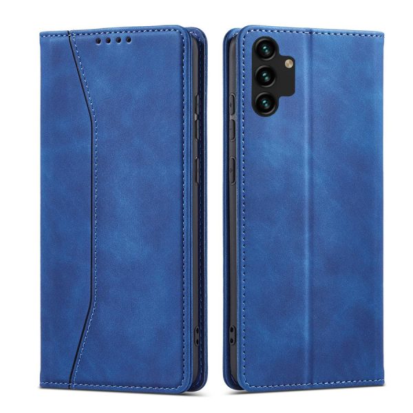 MAGNET FANCY CASE CASE FOR SAMSUNG GALAXY A13 5G POUCH WALLET CARD HOLDER BLUE