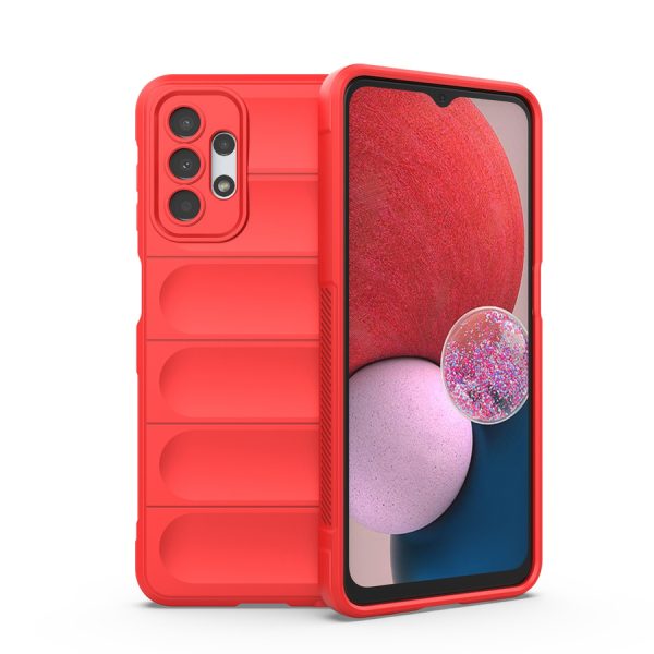MAGIC SHIELD CASE CASE FOR SAMSUNG GALAXY A13 5G FLEXIBLE ARMORED COVER RED