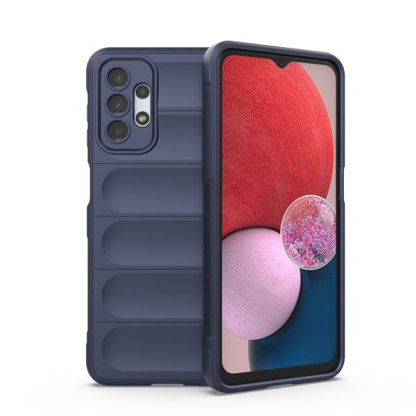 MAGIC SHIELD CASE CASE FOR SAMSUNG GALAXY A13 5G FLEXIBLE ARMORED COVER DARK BLUE