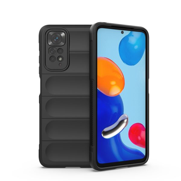MAGIC SHIELD CASE CASE FOR XIAOMI REDMI NOTE 11 FLEXIBLE ARMORED COVER BLACK