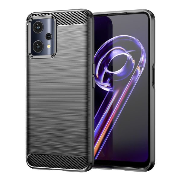 CARBON CASE FLEXIBLE COVER REALME 9 PRO BLACK