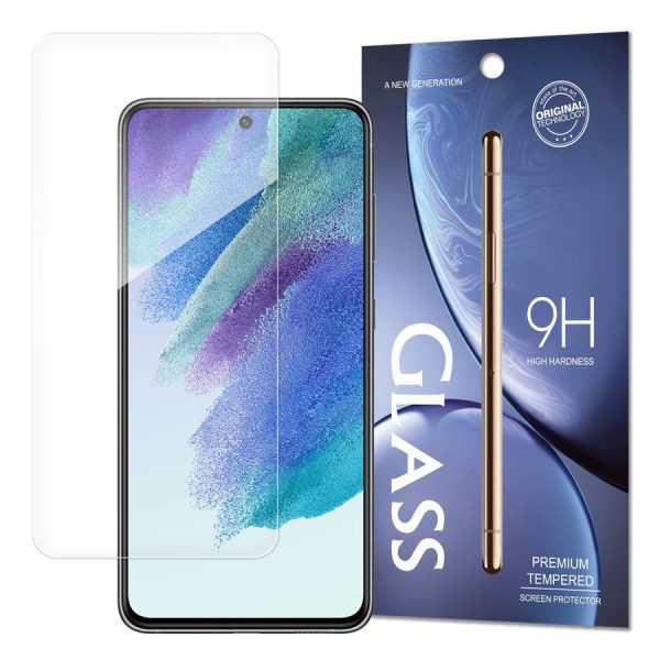 TEMPERED GLASS 9H SCREEN PROTECTOR FOR SAMSUNG GALAXY S21 FE (PACKAGING – ENVELOPE)